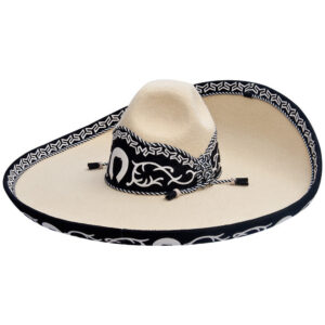 Almond Bone Wool Charro Hat