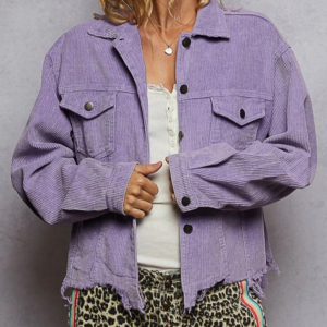 Button-Down Corduroy Trucker Jacket