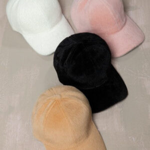 FAUX FUR COZY BASEBALL CAP